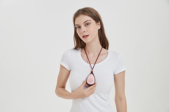 850mAh ABS Máy ion hóa không khí Máy làm sạch không khí đeo giết phấn hoa