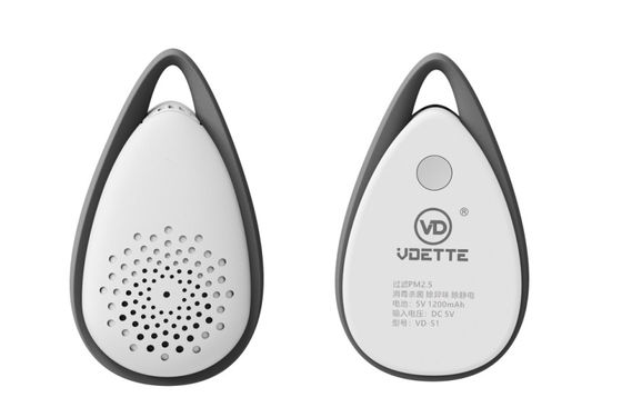 Máy lọc không khí đeo để thuốc trừ sâu và khử trùng Cáp sạc USB bao gồm thời lượng pin 21 giờ
