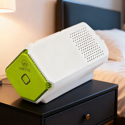 Máy lọc không khí ô tô hình tròn với độ tinh khiết Toluene >99% và Ozone Output <0.08ppm cho nội thất xe